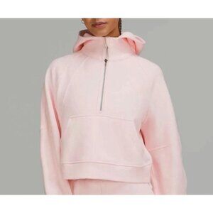 NWT Lululemon Scuba 1/2 Zip Hoodie XS / S Strawberry Milkshake Pink NEW